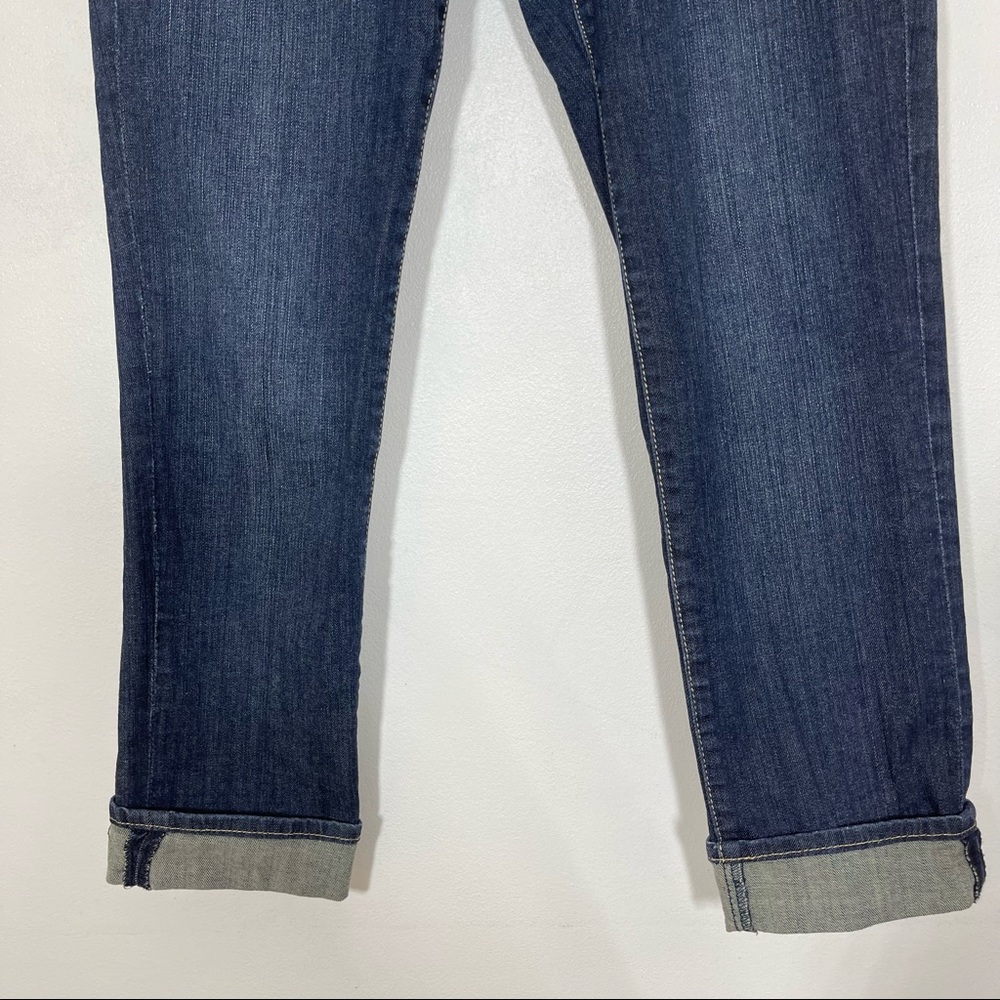 Kut From The Kloth Katy Boyfriend Jeans Dark Wash Mid Rise Blue Sz 4 - Picture 5 of 16
